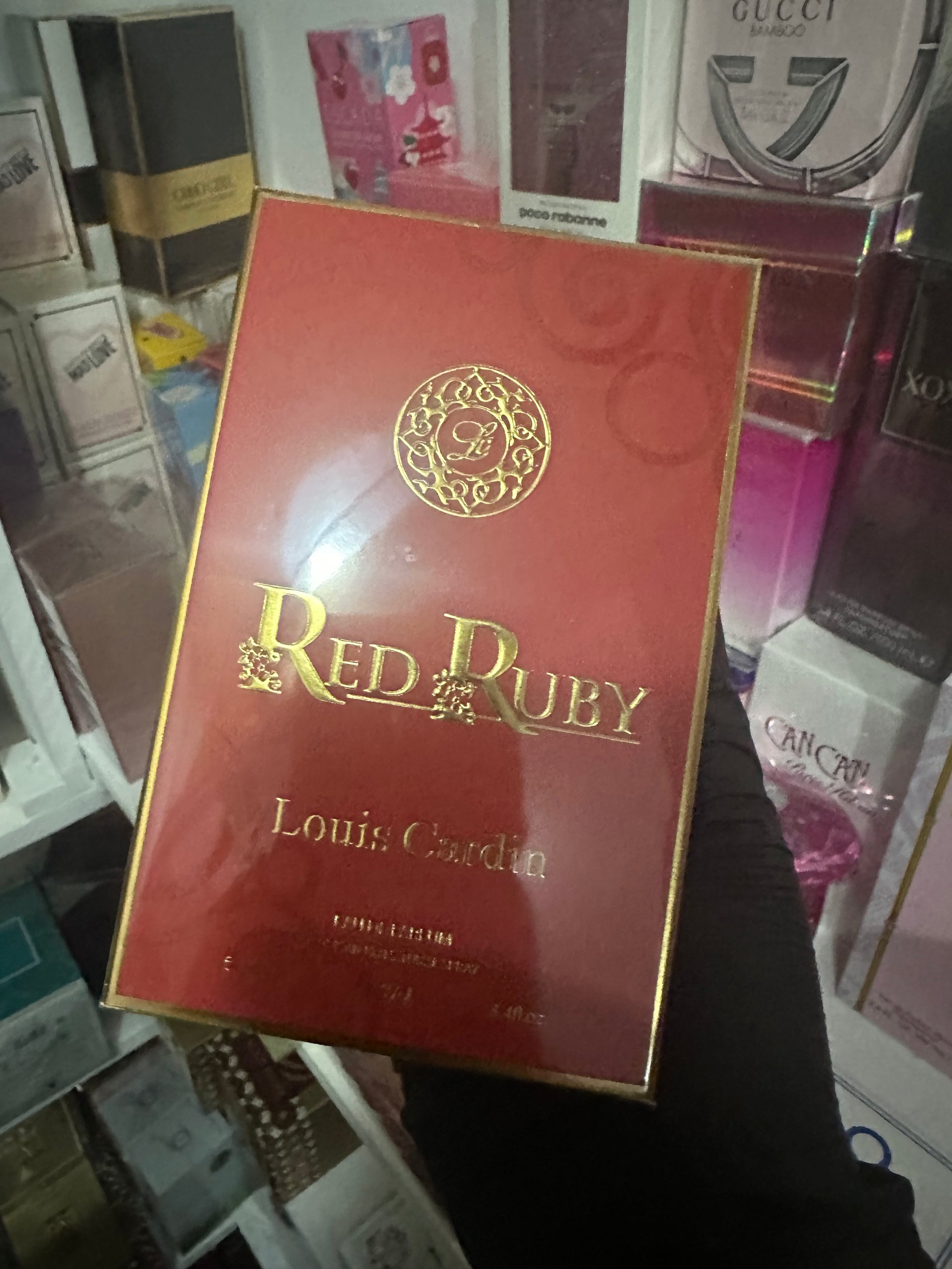 LOUIS CARDIN RED RUBY FEMME